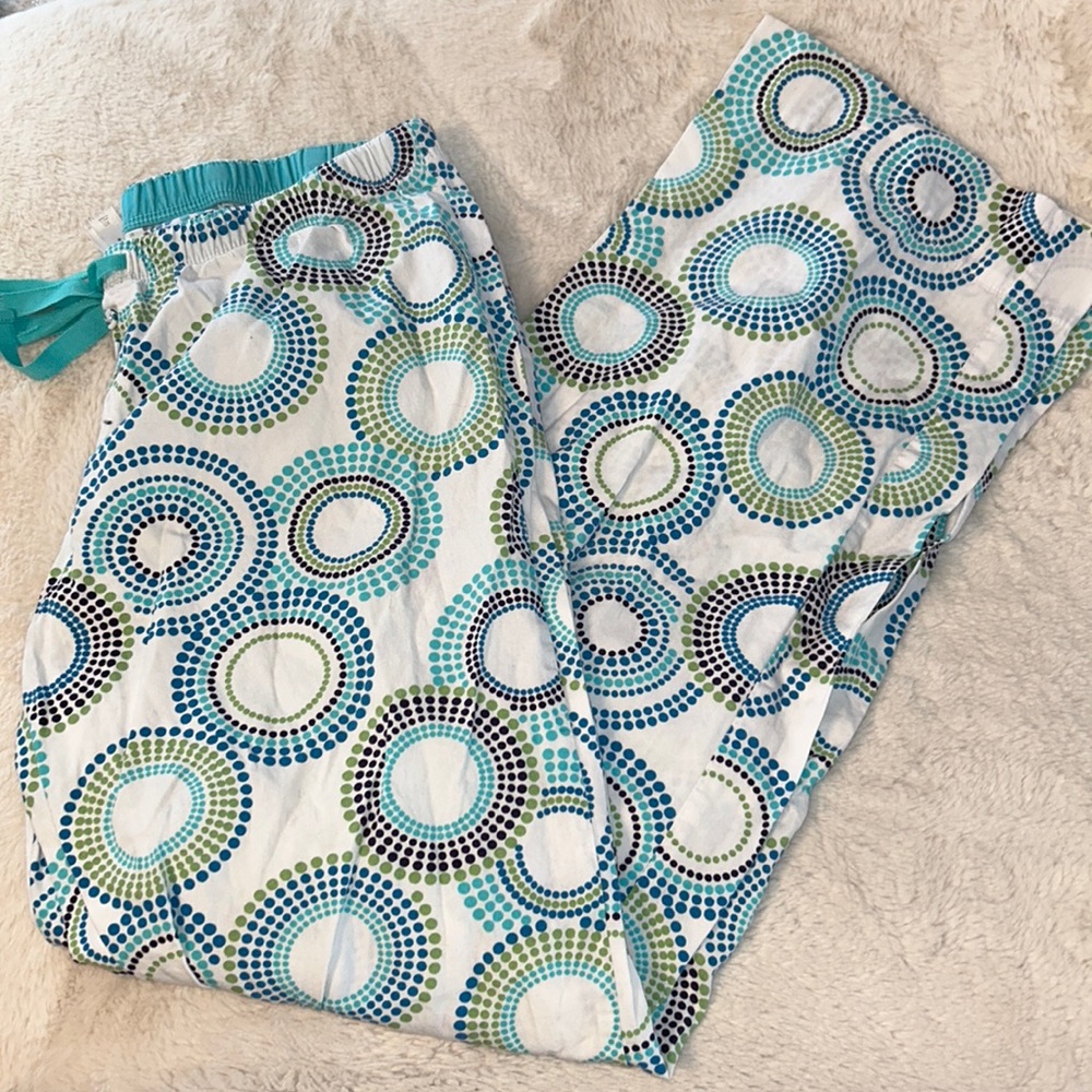 XS Gap body 100% cotton teal pajama pants